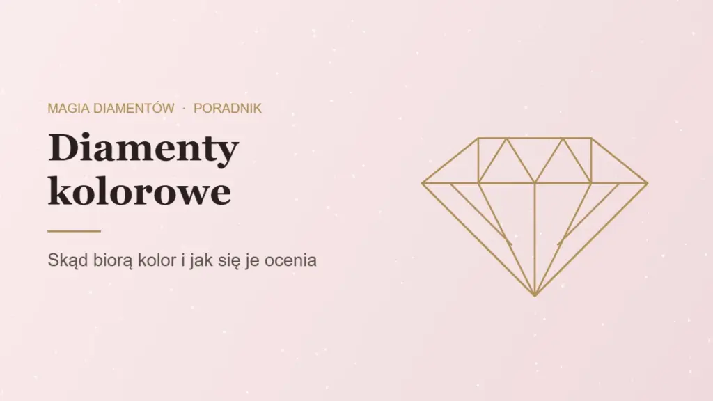 Diamenty kolorowe, skąd biorą kolor, poradnik jubilera Magia Diamentów